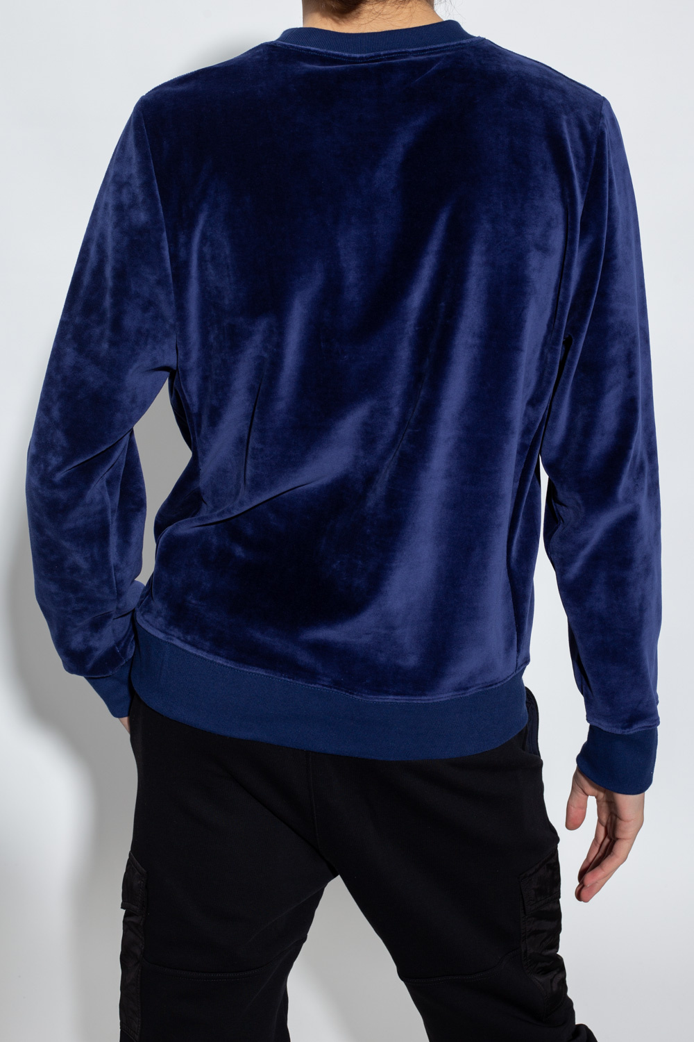 Navy 2024 velour sweatshirt